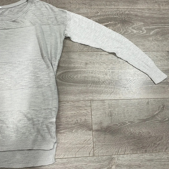 Athleta Buena Vista Tunic Linen Blend Lightweight Long Sleeve Sweater Gr… - Picture 5 of 16